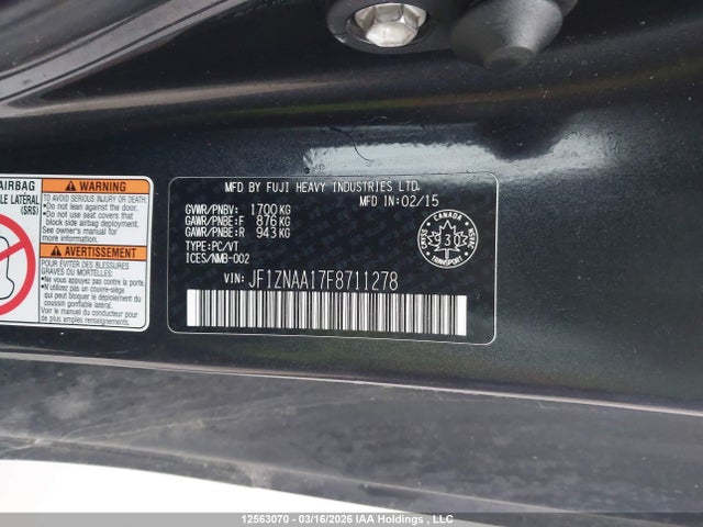 Aukcja sprzedaży 2015 Toyota Scion Fr-s, vin: JF1ZNAA17F8711278, numer aukcji: 12563070