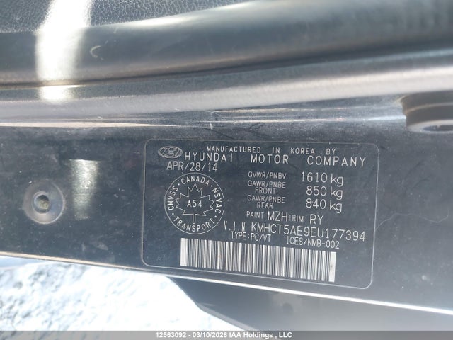 Продажа на аукционе авто 2014 Hyundai Accent L, vin: KMHCT5AE9EU177394, номер лота: 12563092