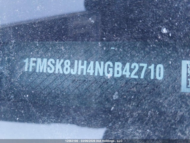 1FMSK8JH4NGB42710 Ford Explorer Timberline