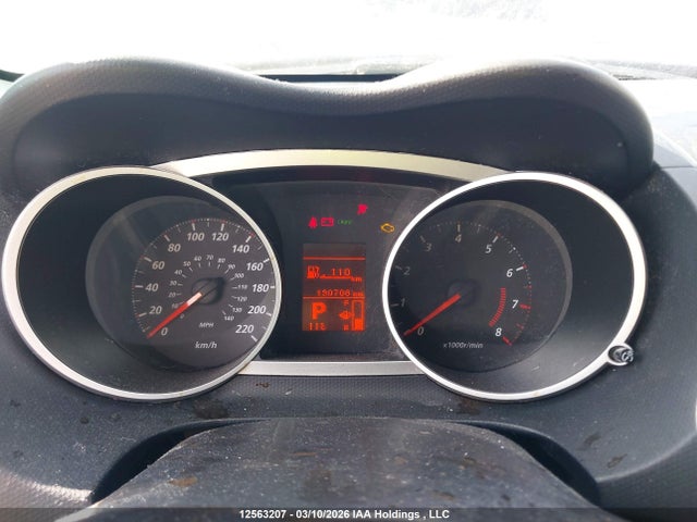 12563207 :رقم المزاد ، JA4AS2AW0AZ608556 vin ، 2010 Mitsubishi Outlander Es مزاد بيع
