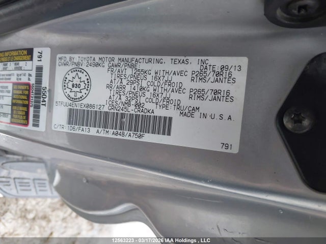 5TFUU4EN1EX086127 Toyota Tacoma Base V6