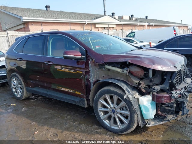 2018 Ford Edge Titanium მანქანა იყიდება აუქციონზე, vin: 2FMPK4K95JBC56609, აუქციონის ნომერი: 12563316