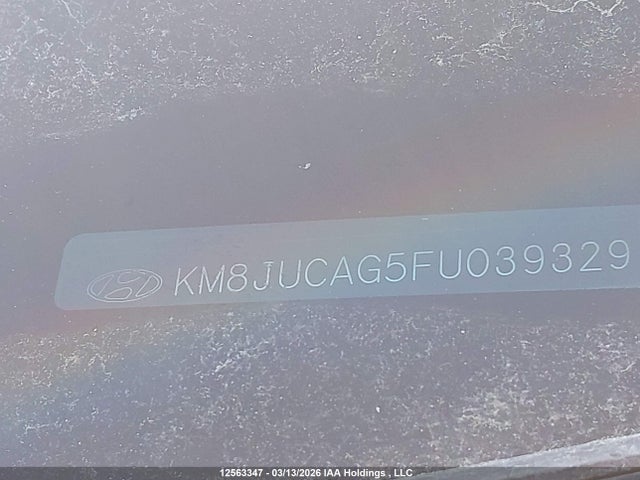 Продаж на аукціоні авто 2015 Hyundai Tucson Gls, vin: KM8JUCAG5FU039329, номер лоту: 12563347