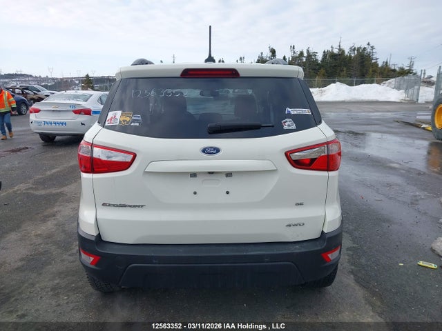 12563352 :رقم المزاد ، MAJ6S3GL0NC472832 vin ، 2022 Ford Ecosport Se مزاد بيع