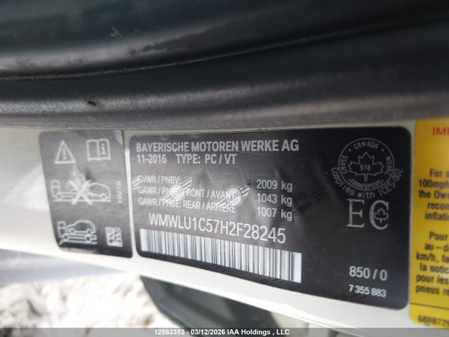 Mini Clubman Cooper 2017 WMWLU1C57H2F28245 Image 9
