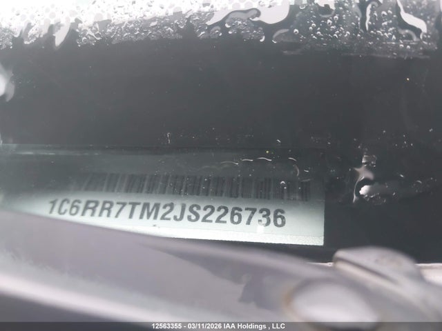 Aukcja sprzedaży 2018 Ram 1500 Slt, vin: 1C6RR7TM2JS226736, numer aukcji: 12563355