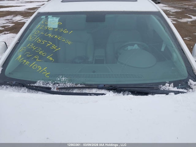 Aukcja sprzedaży 2010 Buick Lacrosse Cxl, vin: 1G4GK5EG5AF185734, numer aukcji: 12563361