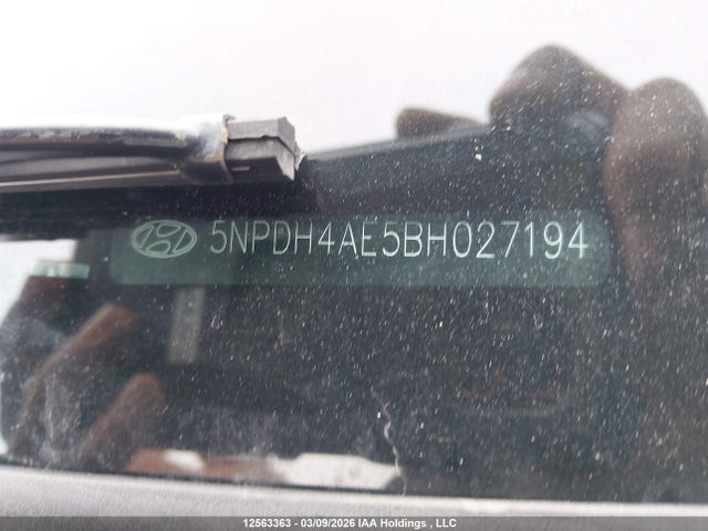 Aukcja sprzedaży 2011 Hyundai Elantra Gls/limited, vin: 5NPDH4AE5BH027194, numer aukcji: 12563363