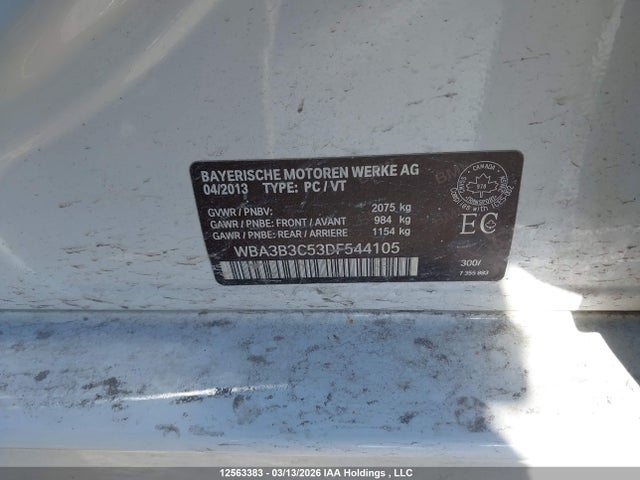 Aukcja sprzedaży 2013 Bmw 328i Xdrive/xdrive Classic Line, vin: WBA3B3C53DF544105, numer aukcji: 12563383