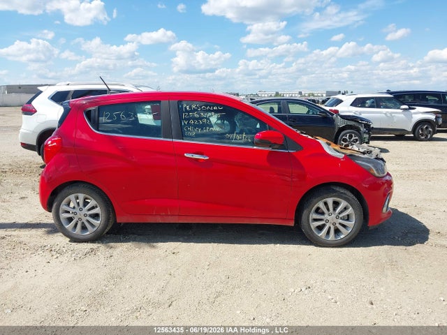 Продажа на аукционе авто 2018 Chevrolet Spark 2lt, vin: KL8CF6SA5JC423928, номер лота: 12563435