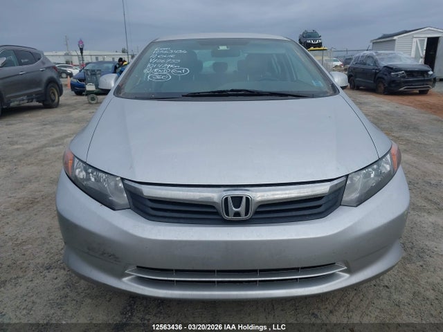 2012 Honda Civic Lx მანქანა იყიდება აუქციონზე, vin: 2HGFB2F46CH106755, აუქციონის ნომერი: 12563436