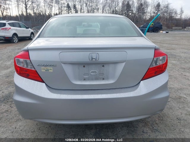 2012 Honda Civic Lx მანქანა იყიდება აუქციონზე, vin: 2HGFB2F46CH106755, აუქციონის ნომერი: 12563436