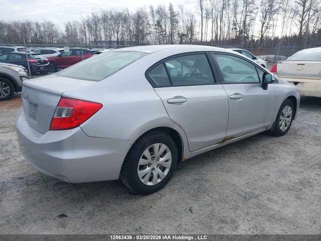 2012 Honda Civic Lx მანქანა იყიდება აუქციონზე, vin: 2HGFB2F46CH106755, აუქციონის ნომერი: 12563436
