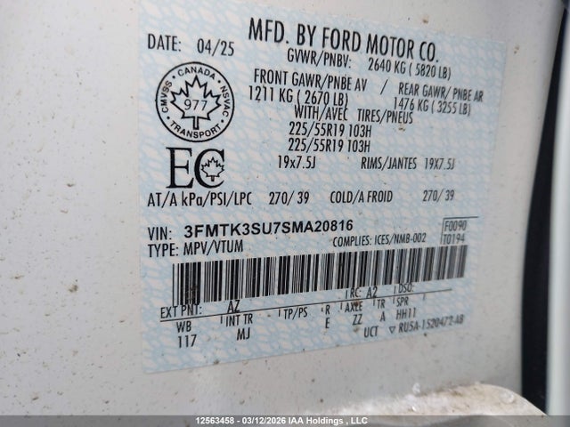 Ford Mustang Mach-e Premium 2025 3FMTK3SU7SMA20816 Image 18
