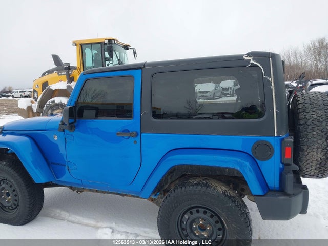 12563513 :رقم المزاد ، 1C4AJWBG4FL760650 vin ، 2015 Jeep Wrangler Sahara مزاد بيع