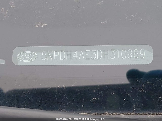 Продаж на аукціоні авто 2013 Hyundai Elantra Gl, vin: 5NPDH4AE3DH310969, номер лоту: 12563528