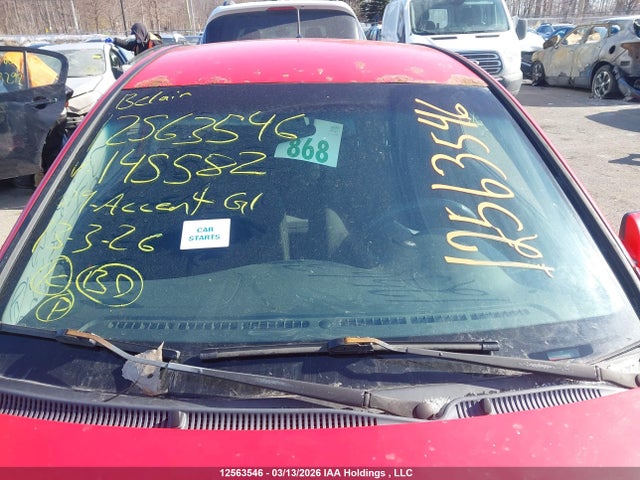 12563546 :رقم المزاد ، KMHCN35C89U145582 vin ، 2009 Hyundai Accent مزاد بيع