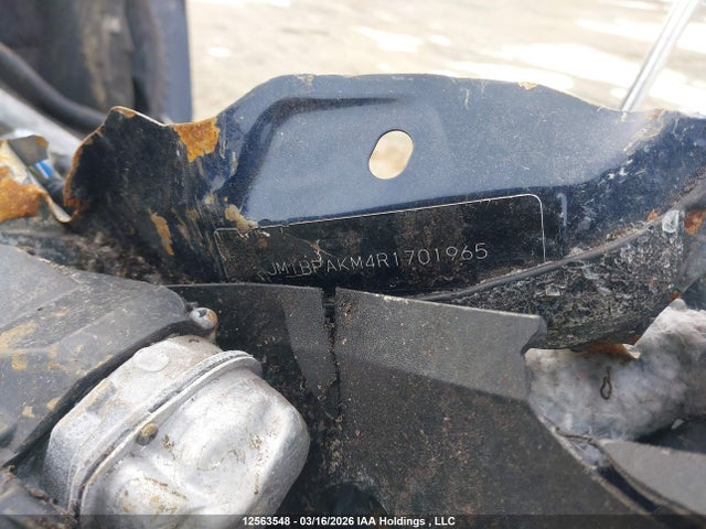 2024 Mazda 3 Select Sport მანქანა იყიდება აუქციონზე, vin: JM1BPAKM4R1701965, აუქციონის ნომერი: 12563548