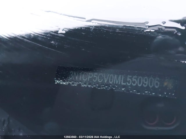 Aukcja sprzedaży 2021 Nissan Kicks Sv, vin: 3N1CP5CV0ML550906, numer aukcji: 12563560