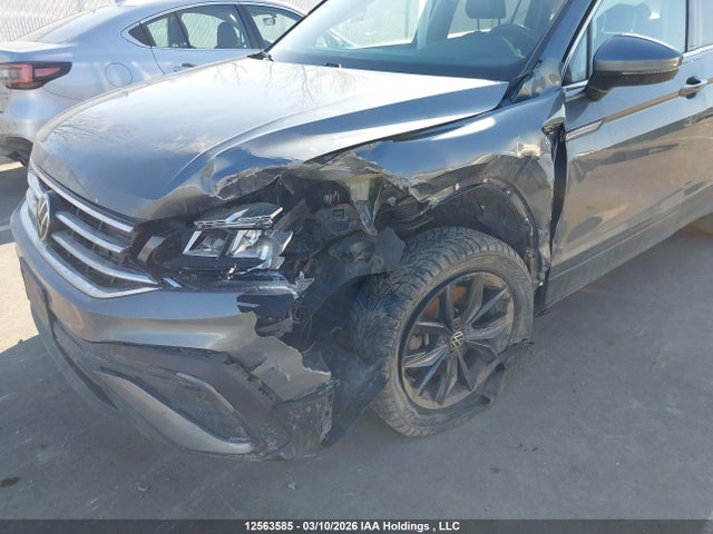 2022 Volkswagen Tiguan Se მანქანა იყიდება აუქციონზე, vin: 3VV2B7AX9NM064339, აუქციონის ნომერი: 12563585