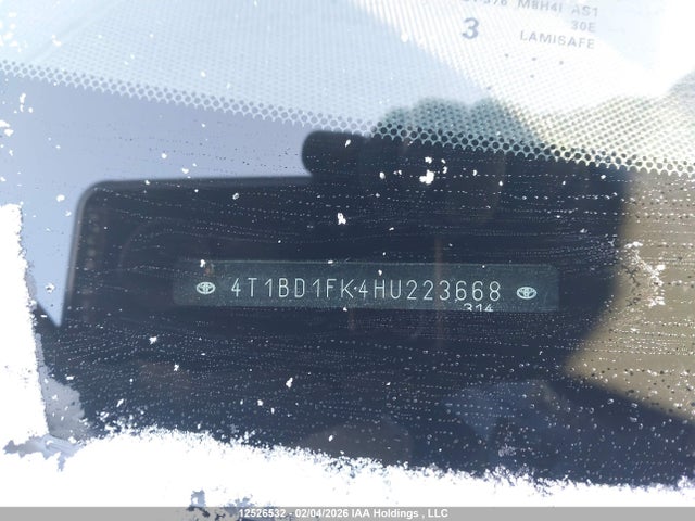 4T1BD1FK4HU223668 Toyota Camry Hybrid Le