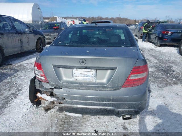 12552189 :رقم المزاد ، WDDGF8FB9CA696091 vin ، 2012 Mercedes-benz C 250 4matic مزاد بيع