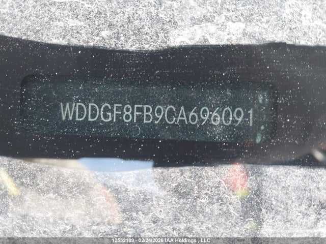 12552189 :رقم المزاد ، WDDGF8FB9CA696091 vin ، 2012 Mercedes-benz C 250 4matic مزاد بيع