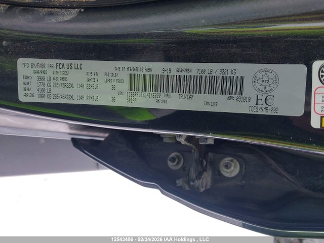 RAM 1500 Rebel 2020 1C6SRFLT6LN146022 Image 18