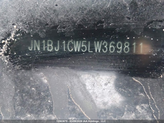 JN1BJ1CW5LW369811 Nissan Rogue Sport S/sv/sl
