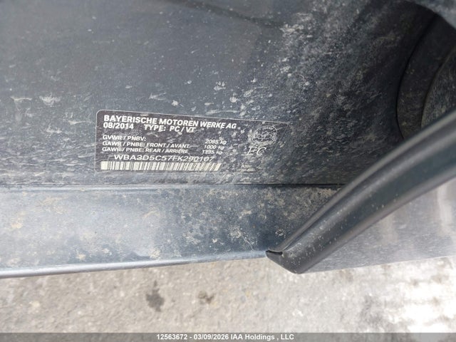 12563672 :رقم المزاد ، WBA3D5C57FK290107 vin ، 2015 Bmw 328d Xdrive مزاد بيع