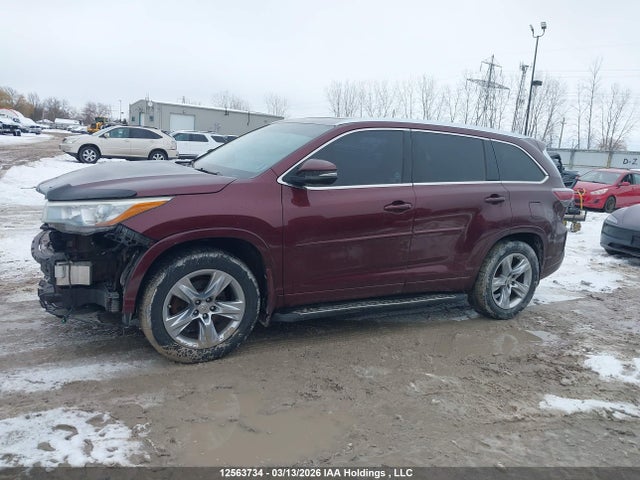 Aukcja sprzedaży 2015 Toyota Highlander Limited, vin: 5TDDKRFH4FS165312, numer aukcji: 12563734