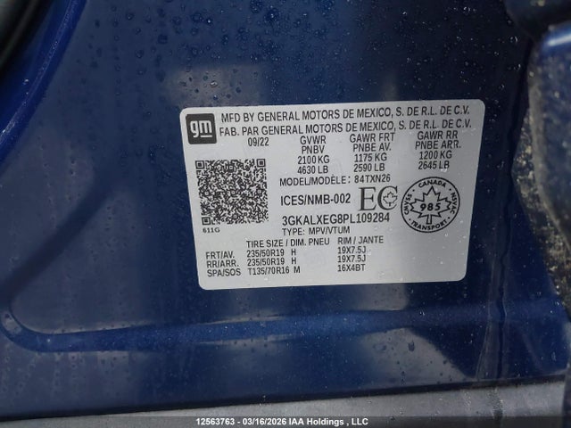 3GKALXEG8PL109284 GMC Terrain Denali