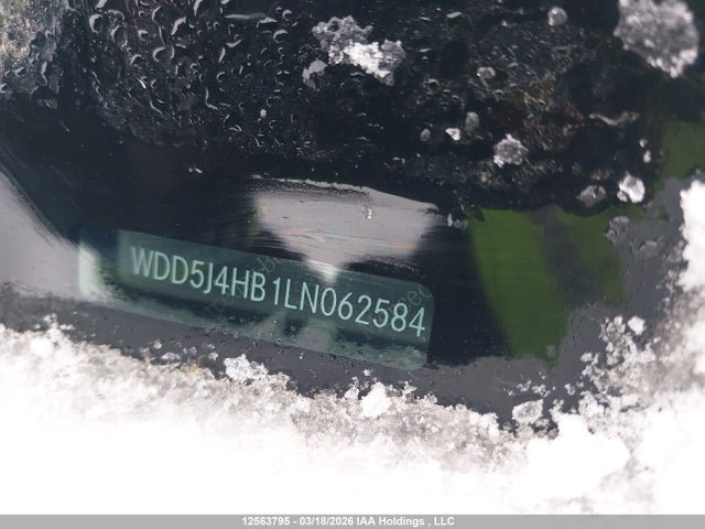 WDD5J4HB1LN062584 Mercedes-Benz Cla 250 Coupe 4matic