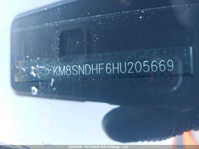 KM8SNDHF6HU205669 Hyundai Santa Fe Se/limited