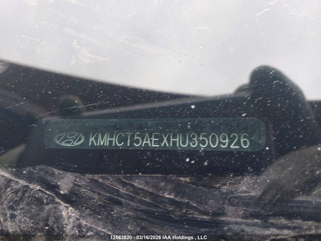 KMHCT5AEXHU350926 Hyundai ACCENT SE