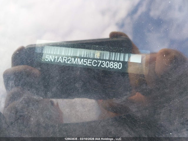 Продаж на аукціоні авто 2014 Nissan Pathfinder S/sv/sl/platinum, vin: 5N1AR2MM5EC730880, номер лоту: 12563835