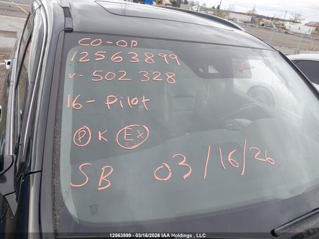 5FNYF6H97GB502328 Honda Pilot Touring