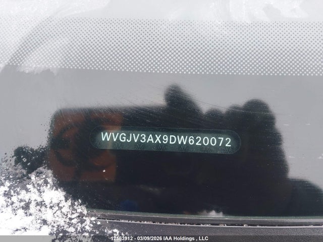 2013 Volkswagen Tiguan S/se/sel მანქანა იყიდება აუქციონზე, vin: WVGJV3AX9DW620072, აუქციონის ნომერი: 12563912