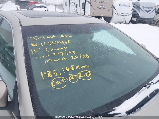 12563958 :رقم المزاد ، 4T1BF1FK0EU773598 vin ، 2014 Toyota Camry Le مزاد بيع