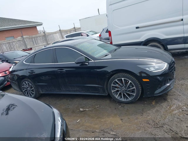 12563972 :رقم المزاد ، KMHL64J21NA239895 vin ، 2022 Hyundai Sonata Luxury مزاد بيع