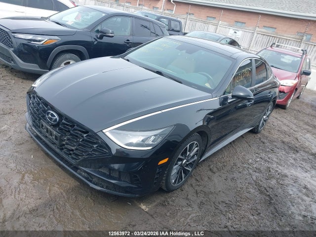 12563972 :رقم المزاد ، KMHL64J21NA239895 vin ، 2022 Hyundai Sonata Luxury مزاد بيع