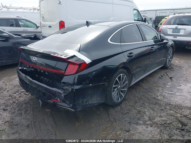12563972 :رقم المزاد ، KMHL64J21NA239895 vin ، 2022 Hyundai Sonata Luxury مزاد بيع