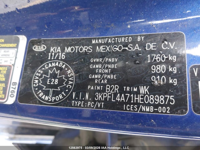 KIA Forte 2017 3KPFL4A71HE089875 Image 17