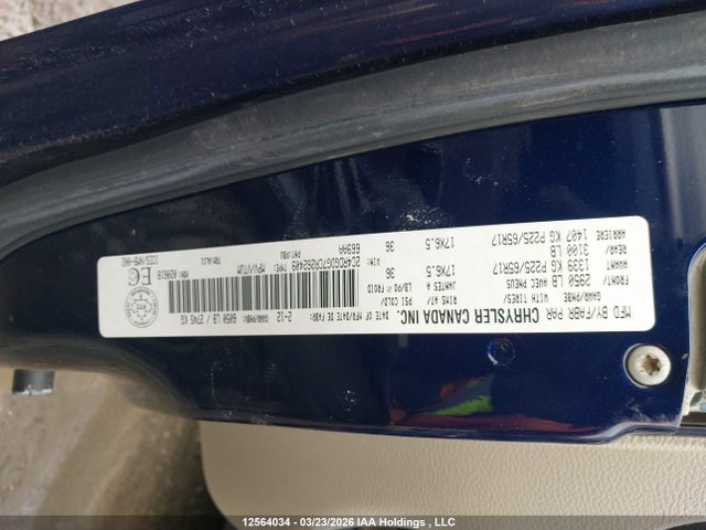 Продаж на аукціоні авто 2012 Dodge Grand Caravan Crew, vin: 2C4RDGDG7CR262409, номер лоту: 12564034