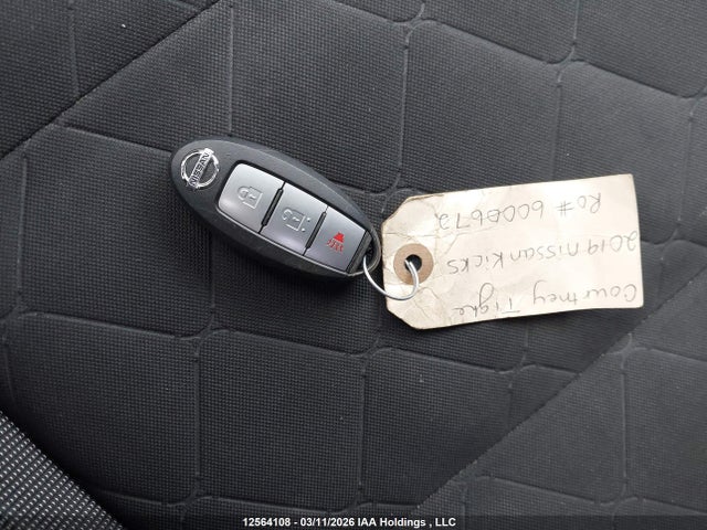 3N1CP5CU0KL563952 Nissan Kicks S/sr/sv