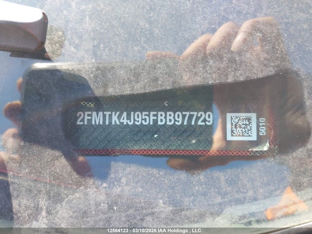 2015 Ford Edge Sel მანქანა იყიდება აუქციონზე, vin: 2FMTK4J95FBB97729, აუქციონის ნომერი: 12564123