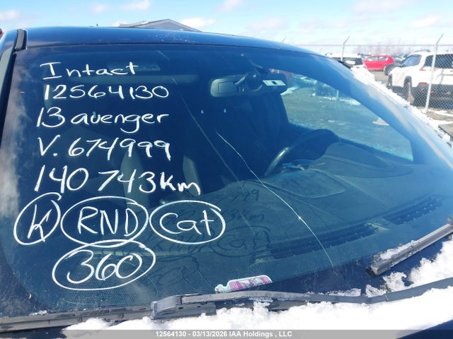 Продажа на аукционе авто 2013 Dodge Avenger Sxt, vin: 1C3CDZCB7DN674999, номер лота: 12564130