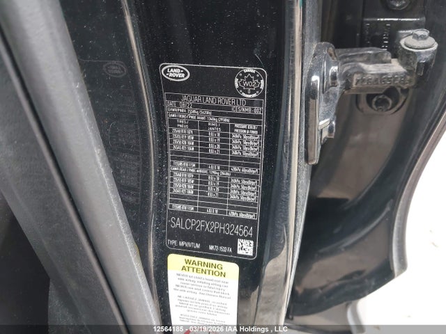 SALCP2FX2PH324564 Land Rover Discovery Sport Se