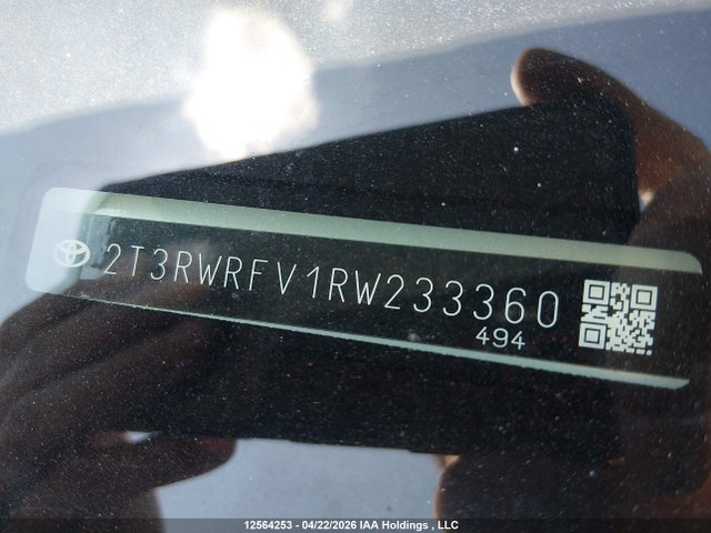 Aukcja sprzedaży 2024 Toyota Rav4, vin: 2T3RWRFV1RW233360, numer aukcji: 12564253
