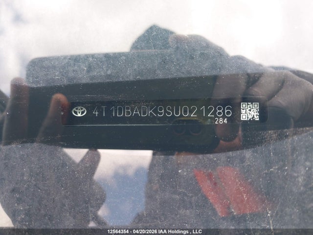 4T1DBADK9SU021286 Toyota Camry Se Upgrade